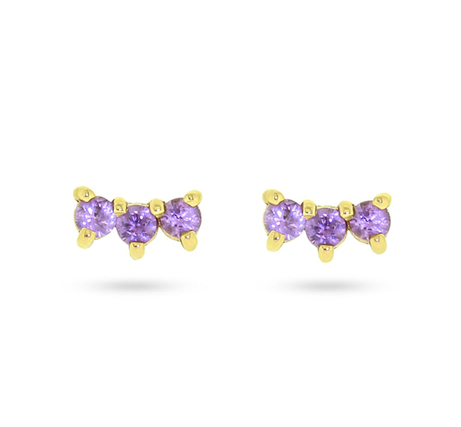 Sway Gemstone Studs