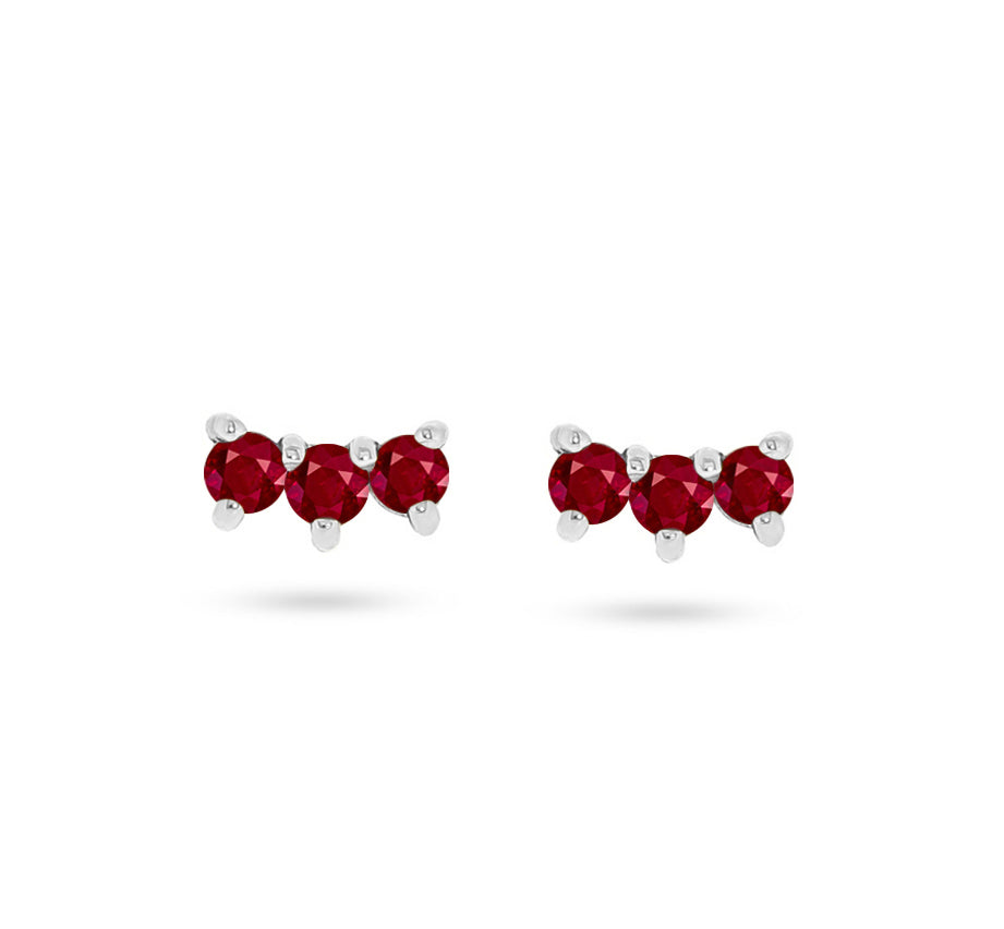 Sway Gemstone Studs