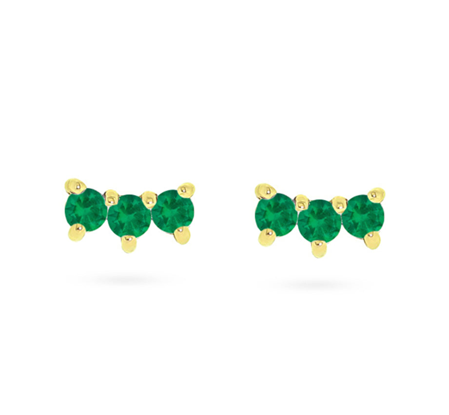 Sway Gemstone Studs