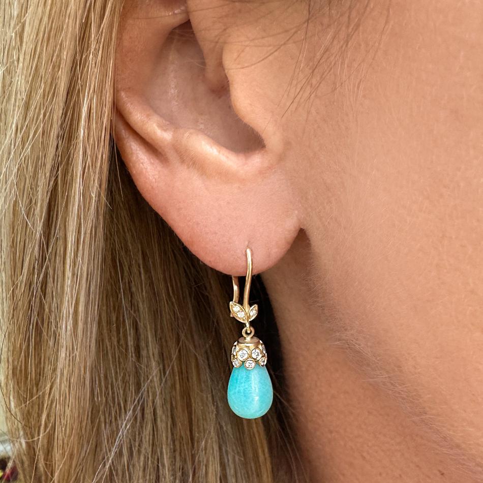 Blue Bell Amazonite Drops