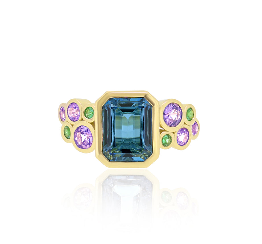 Jena Peacock Statement Ring