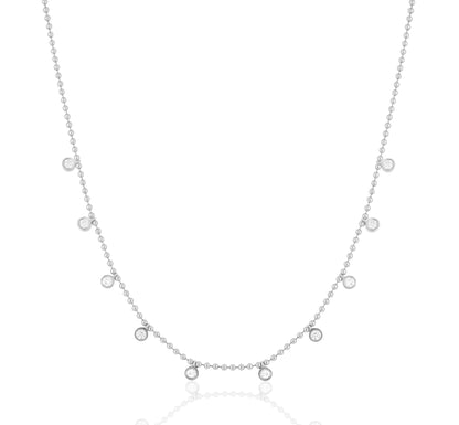 Dancing Diamond Station Necklace