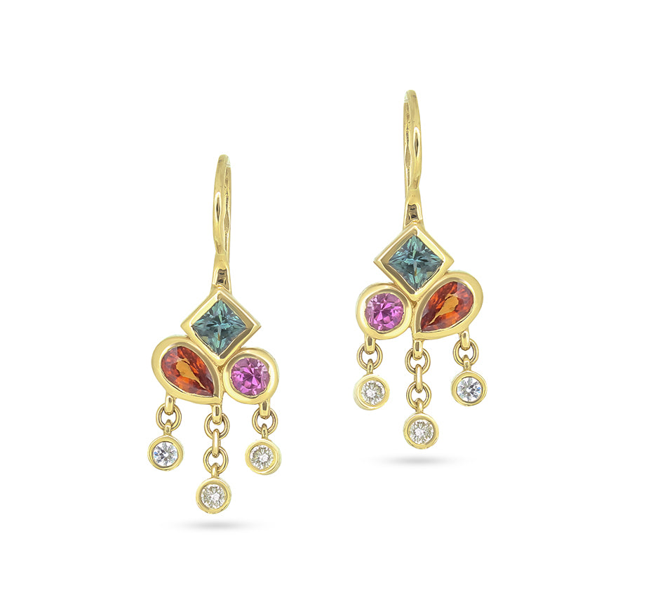 Mosaic Dangle Earrings