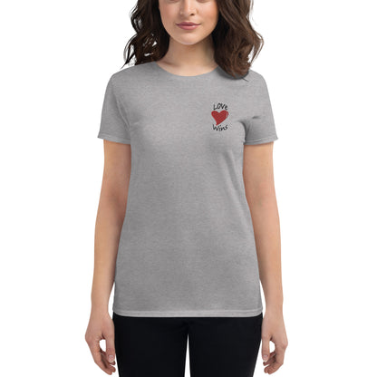 Embroidered Love Wins Tee (More Colors)