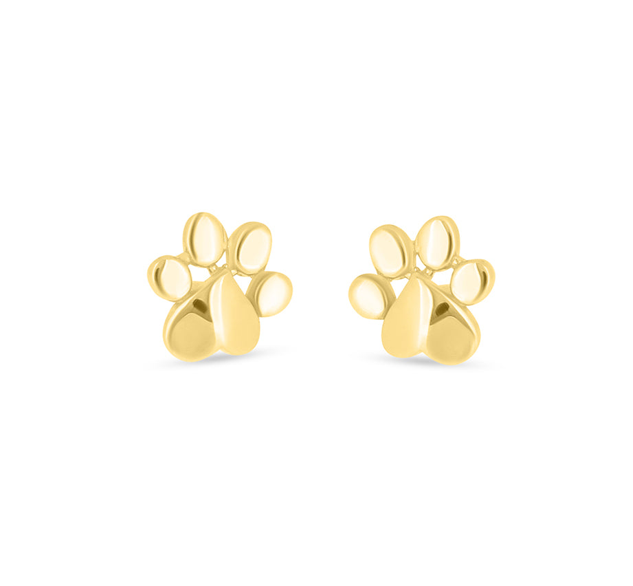 Paw Heart Studs