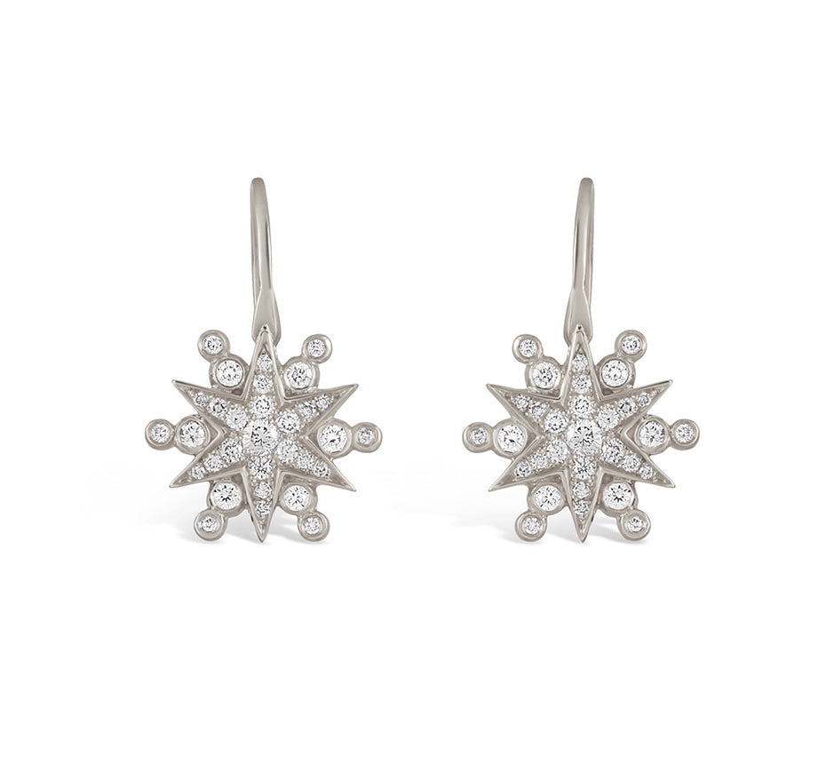 StarBurst Diamond Earrings