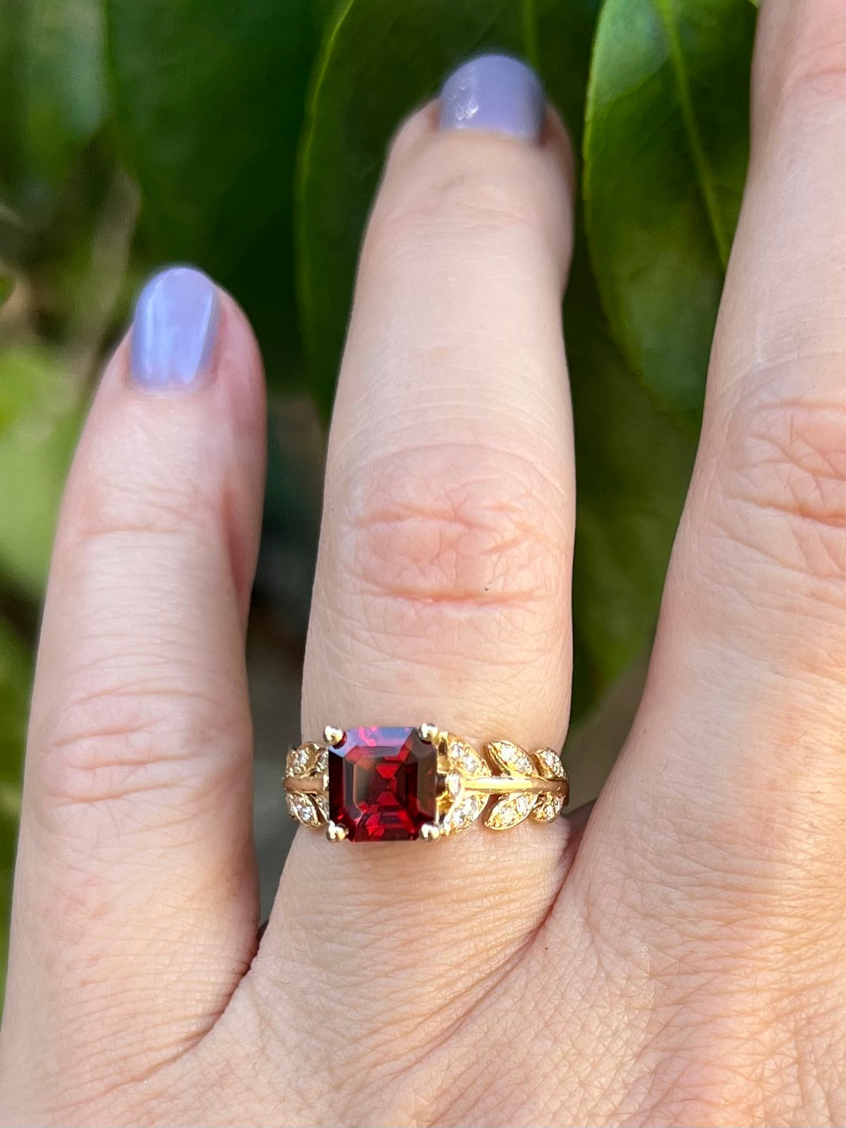 Grace Ring Garnet