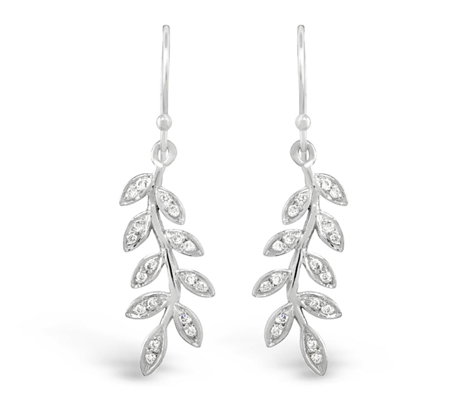 Olive Diamond Earrings