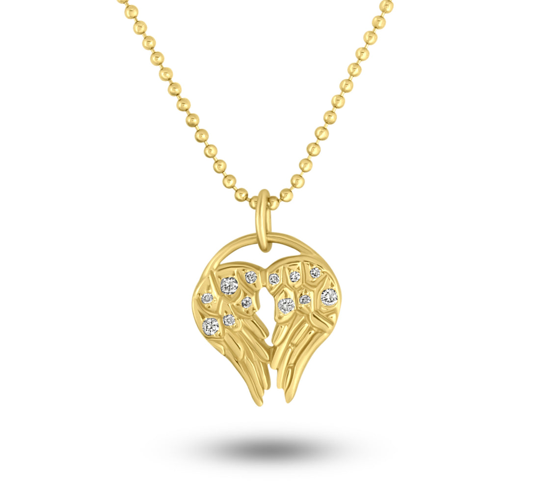 HeartWing Diamond Necklace