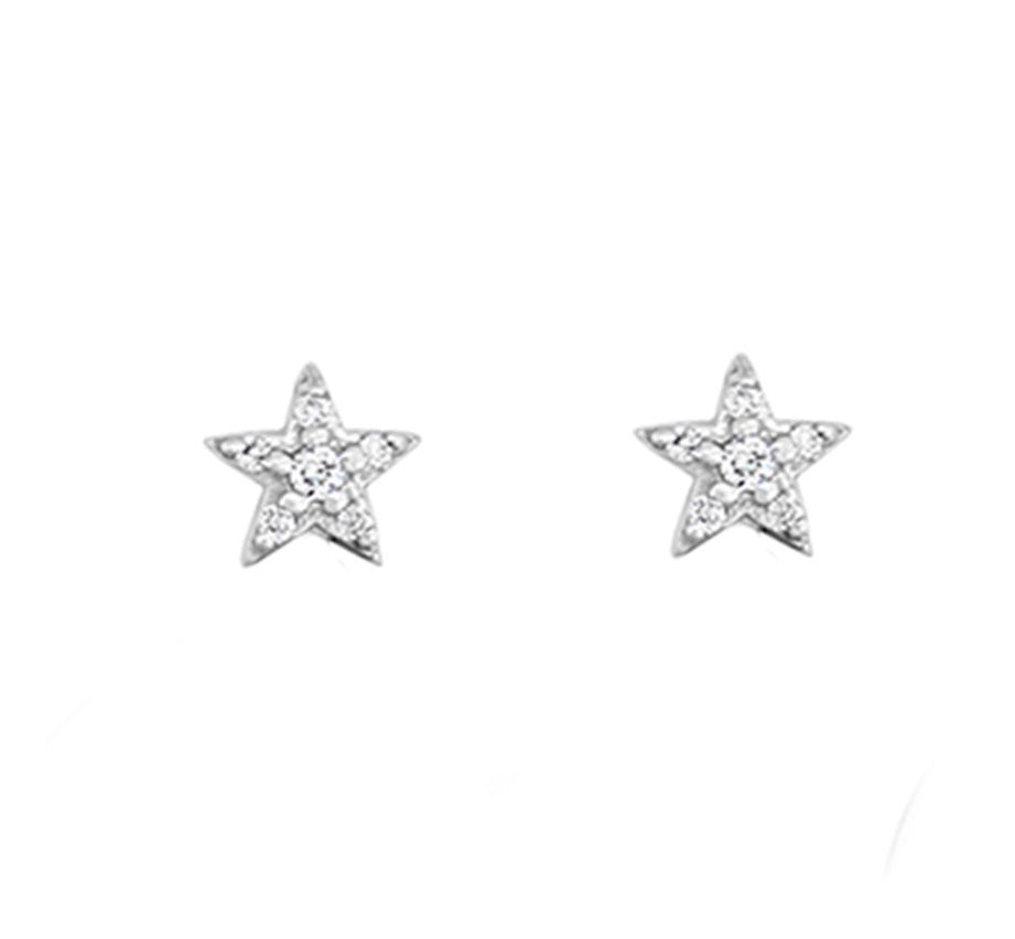 Tiny Stars Stud Earrings